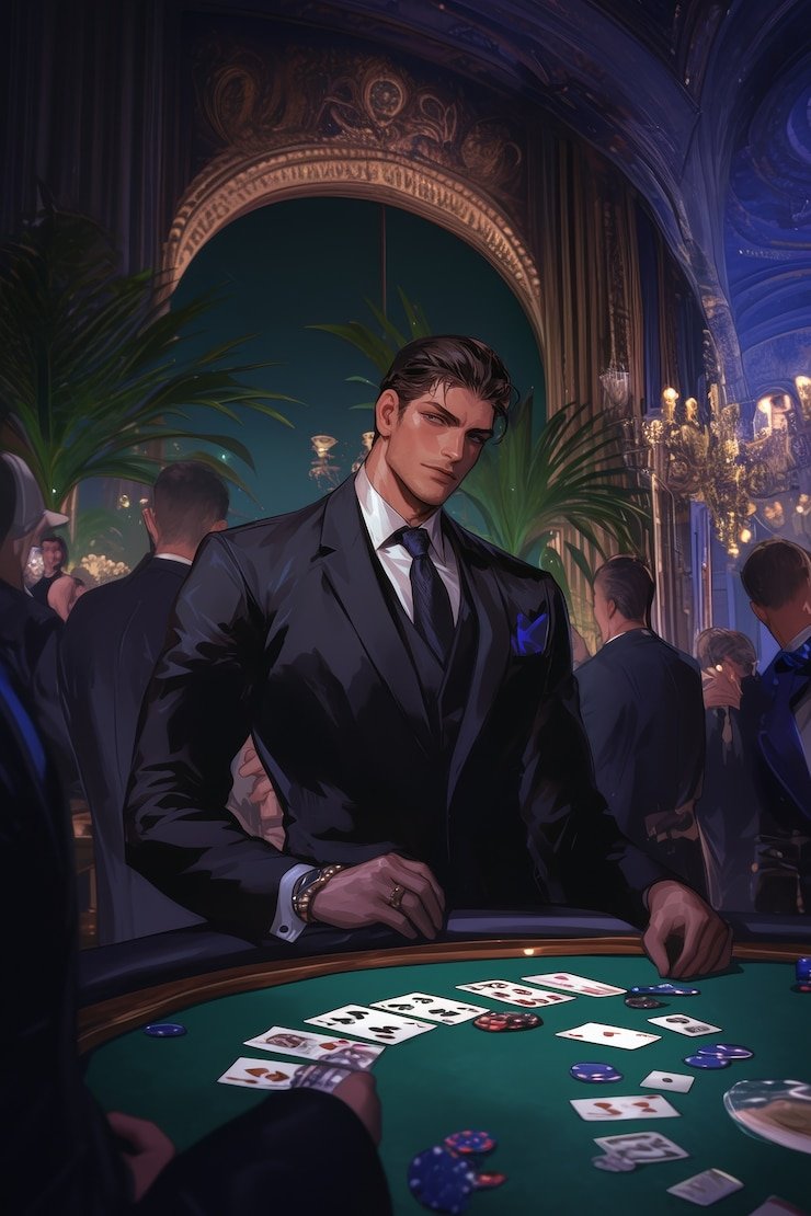 Kartu Baccarat dengan tampilan rapi